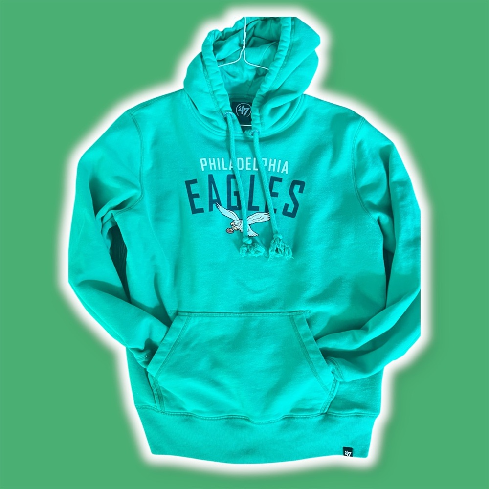47 Brand Philadelphia Eagles Kelly Green Hoodie